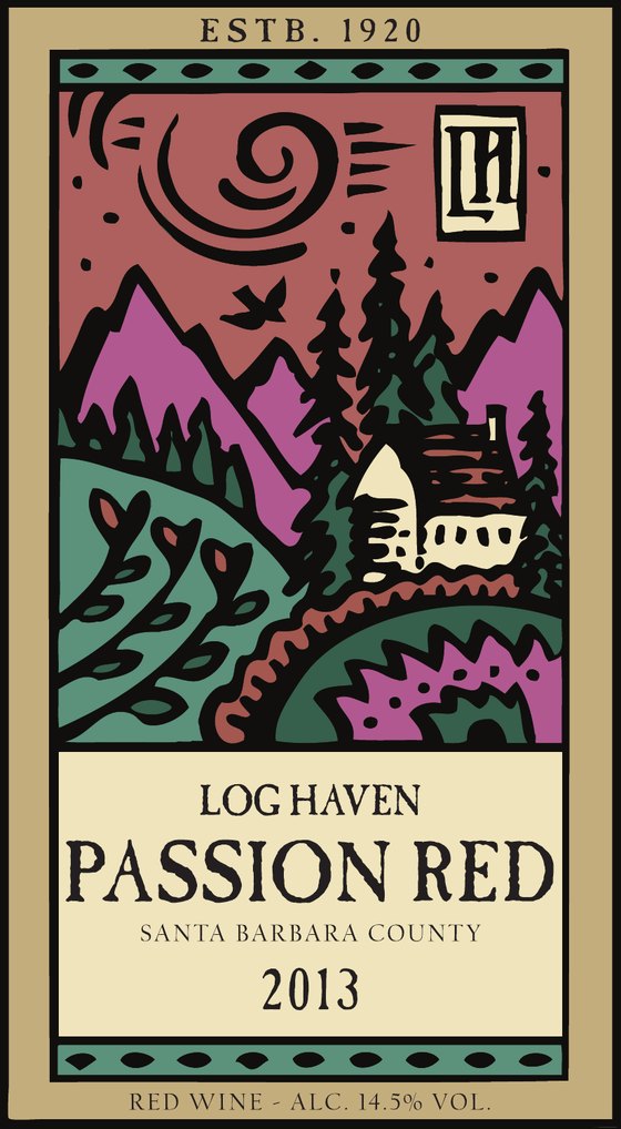 Passion Red 2013 front label